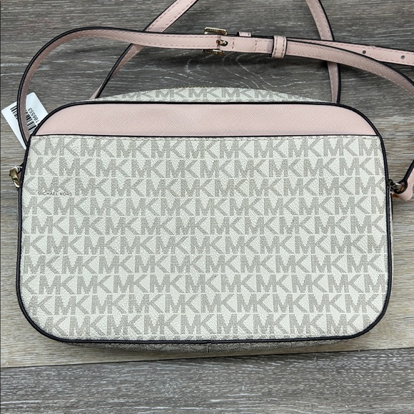 6553 Michael Kors vanilla pink jet set crossbody 1186553 - Picture 2 of 8